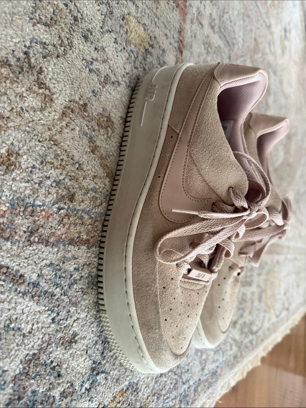 Nike Women’s Air Force 1 Low — “Particle Beige” Suede